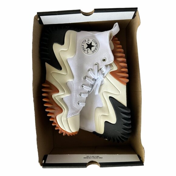⭐Rare Converse Run Star Motion CX Platform Women Chunky Shoes 8.5 White 171546C⭐ - Picture 7 of 12